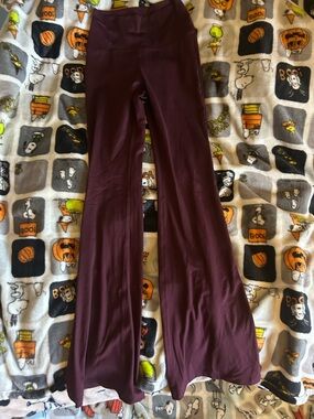 Target Women's Maroon Flared Leggings